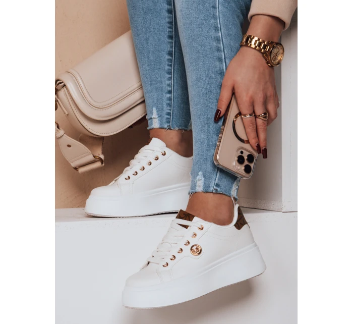 Dámske tenisky na platforme RIFII khaki FashionStreet ZY0686