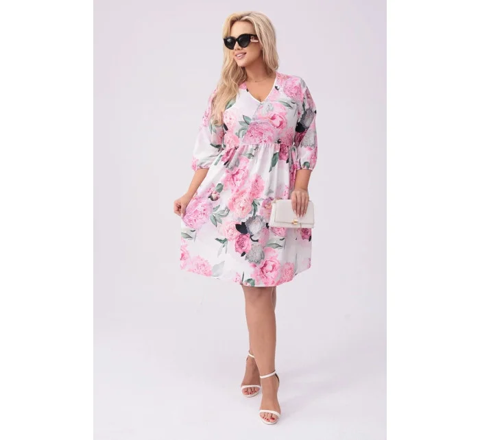 dámské letní květované šaty model 20070186 - Moon