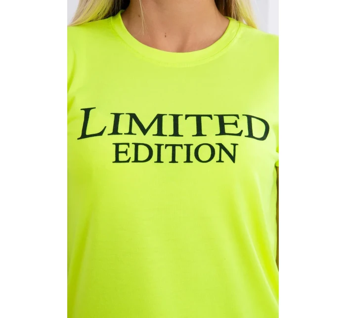 Limitovaná edícia blúzky žltá neónová Limitovaná edícia blúzky žltá neónová