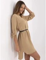 Sukienka DHJ SK model 21334681 camelowy - FPrice