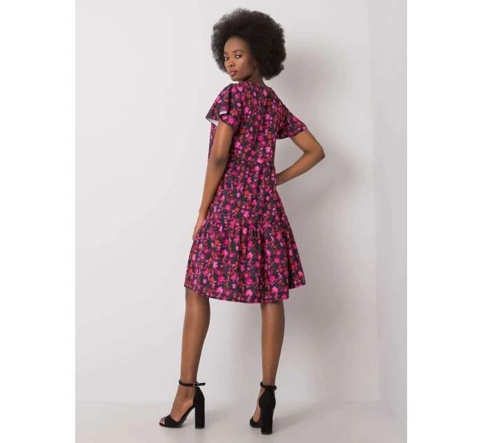 Šaty WN SK 842 1.25P čierna a ružová