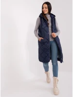 Dámska vesta D51160X80119A2 tmavomodrá - Sublevel Dámska vesta D51160X80119A2 tmavomodrá - Sublevel