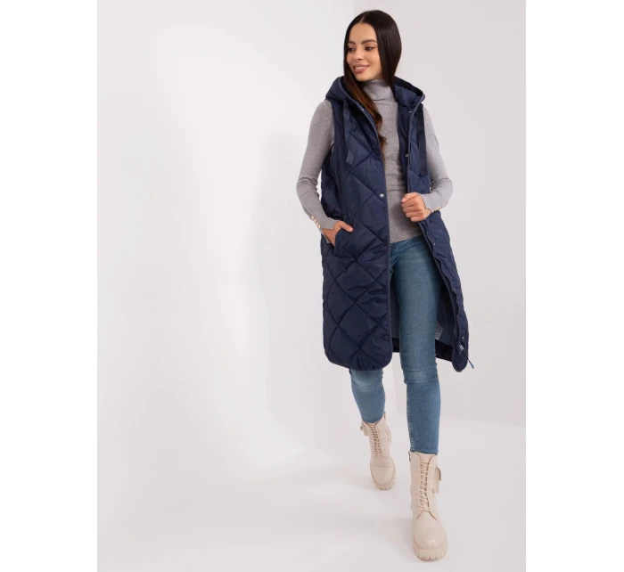 Dámska vesta D51160X80119A2 tmavomodrá - Sublevel Dámska vesta D51160X80119A2 tmavomodrá - Sublevel