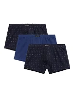 Pánske boxerky 3MH-194 A'3 S-2XL Dark Blue - Atlantic