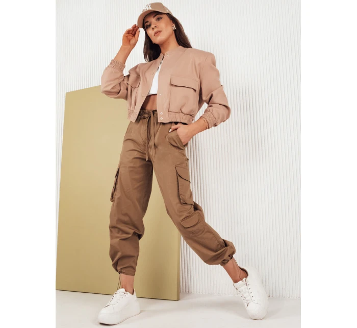Dámské padákové kalhoty camel Dstreet model 21971092 - FashionStreet