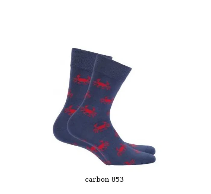 Pánske ponožky Wola Perfect Man vzorované W 94N03 Casual