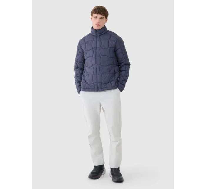 Pánská trekingová bunda model 21434041 s výplní Primaloft Silver - 4F Pánská trekingová bunda model 21434041 s výplní Primaloft Silver - 4F