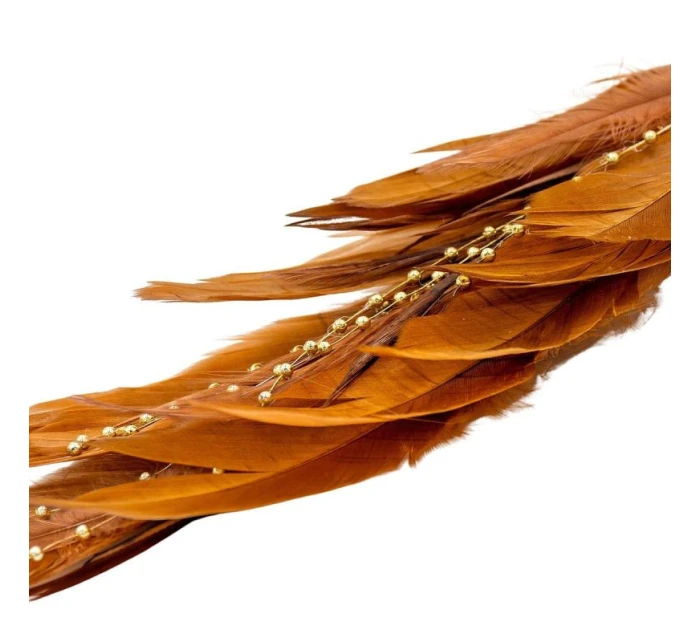 OZDOBNÝ VTÁK NA KLIPE 38CM BRONZ A MEĎ