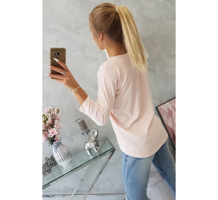 3D halenka pudrově růžová model 18743914 - K-Fashion