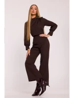 model 21296105 Kombinéza se stojáčkem hnědá - Moe