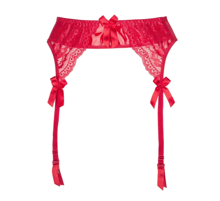 Podväzkový pás Plus Size V-8722 červená - Axami Podväzkový pás Plus Size V-8722 červená - Axami