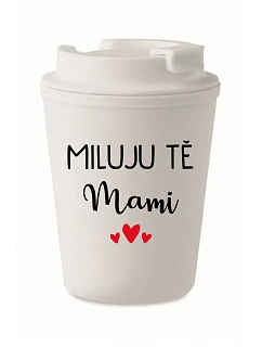 I LOVE YOU MAMI - biely termohrnček 300 ml
