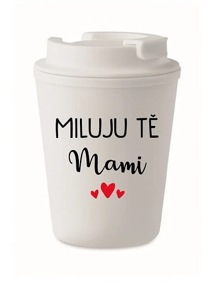 I LOVE YOU MAMI - biely termohrnček 300 ml I LOVE YOU MAMI - biely termohrnček 300 ml