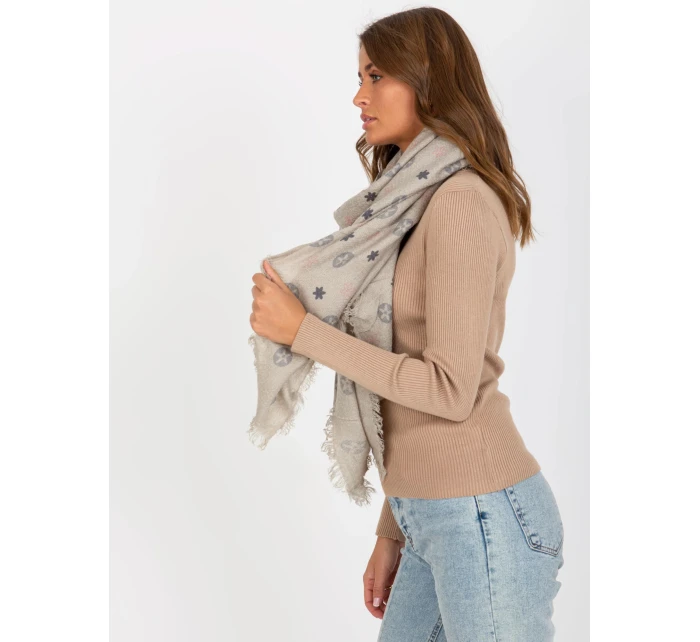 Dámský šátek AT CH  Šedá vzor  model 21734775 - FPrice