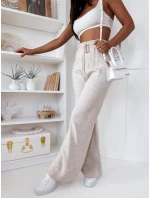 Dámské kalhoty se širokými nohavicemi light beige Dstreet model 21971152 - FashionStreet