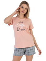 Dámske pyžamo Selfie Queen ružové
