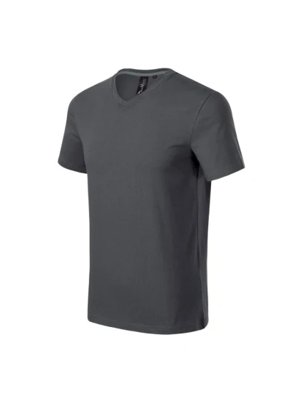 Malfini Action Tričko s výstrihom do V M MLI-70083 light anthracite men