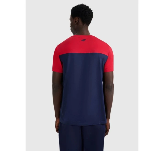 Pánske tričko s potlačou 4F 4FRAW25TTSHM3292-31S
