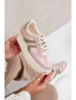 Sneakersy Damskie Z Plecionką Na Platformie Multikolor Lesida Sneakersy Damskie Z Plecionką Na Platformie Multikolor Lesida