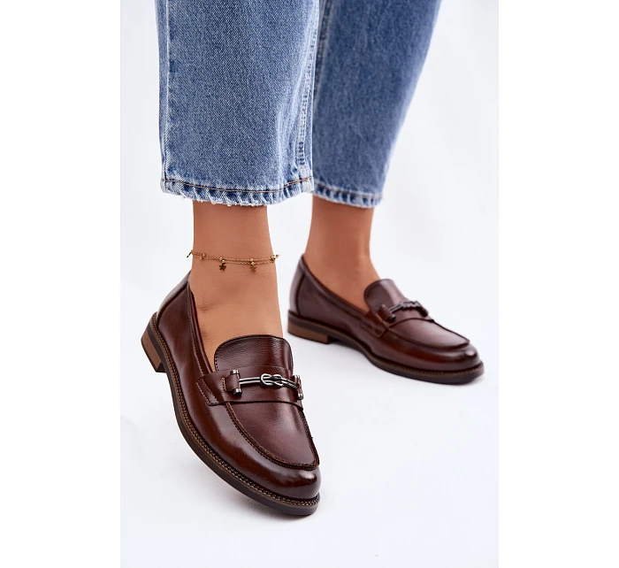 Dámské kožené Mokasíny Vinceza 18132 hnědé Dámské kožené Mokasíny Vinceza 18132 hnědé