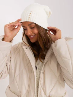 Czapka JK CZ 13 model 18975346 ecru - FPrice