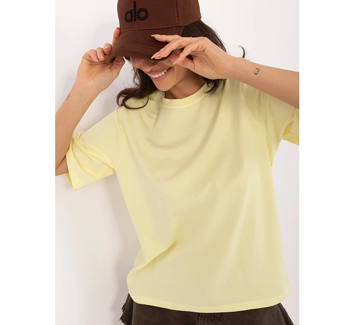 T shirt RV TS model 22097915 jasny żółty - FPrice