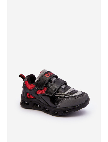 Detská kožená športová obuv Black Lunno