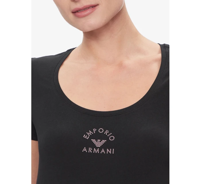 Dámske tričko 163377 4R223 00020 black - Emporio Armani