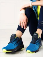 Klasické tenisky dámske modré bez podpätku Klasické tenisky dámske modré bez podpätku