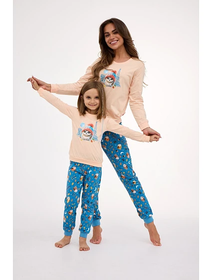 Kids Girl model 21238266 Paris pyžamo délka/r 86128 - Cornette Kids Girl model 21238266 Paris pyžamo délka/r 86128 - Cornette