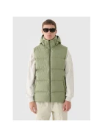 Pánska páperová košeľa bez rukávov s prírodnou výplňou 4F 4FWAW24TVJAM148-43S