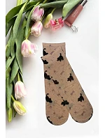 Dámske vzorované ponožky Magnetism lycra 20 den