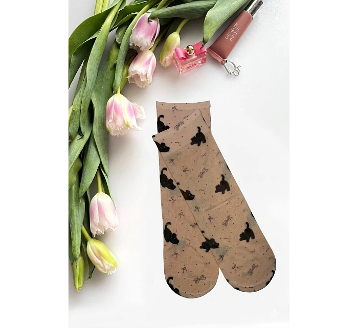 Dámske vzorované ponožky Magnetism lycra 20 den