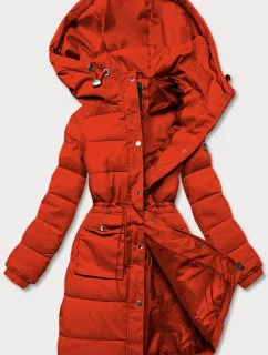 Dámská zimní péřová bunda v korálové barvě model 21248602 - CANADA Mountain