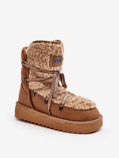 sněhule na platformě  Hnědé model 21642513 - D.Franklin