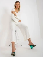 Kalhoty VI SP model 17814505 ecru - FPrice Kalhoty VI SP model 17814505 ecru - FPrice