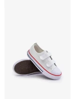 Detské tenisky na suchý zips Big Star White Detské tenisky na suchý zips Big Star White