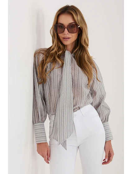 Košeľa s dlhým rukávom model 226442 Taliansko Moda