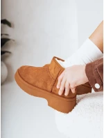 Dámské sněhule na tlusté podrážce camel Dstreet model 21994496 - FashionStreet Dámské sněhule na tlusté podrážce camel Dstreet model 21994496 - FashionStreet