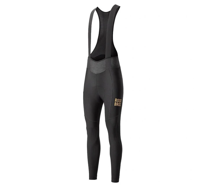 model 22114187 dlouhé fleecové cyklistické kalhoty se šlemi Velikost XXL černé - Rockbros