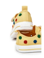 Dziecięce Trampki Na Rzep BIG STAR JJ374056 Żółte