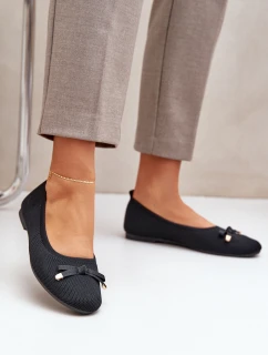 Síťované Baletky S Mašlí Černé model 21683025 - Boto