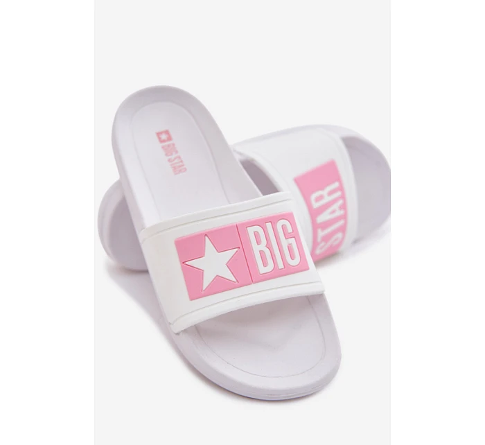 Dětské pantofle Big Star TT374A002 Bílomodré