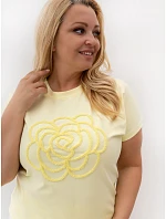 T shirt RV TS model 22172999 jasny żółty - FPrice