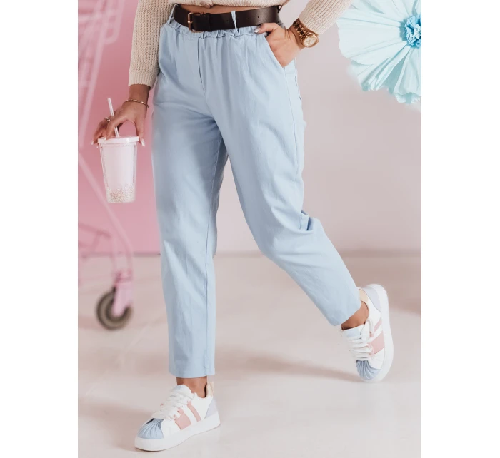 Dámske nohavice s opaskom SOFELIA modré FashionStreet UY2504