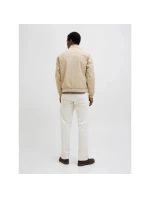 Jack&Jones pánska bunda JPRBLUBRAD BOMBER JACKET SN 12273393 WHITE PEPPER