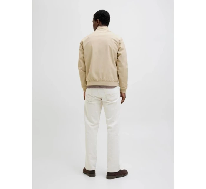 Jack&Jones pánska bunda JPRBLUBRAD BOMBER JACKET SN 12273393 WHITE PEPPER
