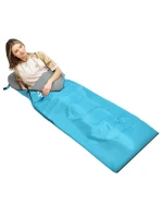 TURISTICKÝ SPACÍ VAK ĽAHKÝ 200X70CM MODRÝ ENERO CAMP