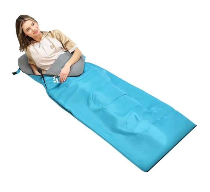 TURISTICKÝ SPACÍ VAK ĽAHKÝ 200X70CM MODRÝ ENERO CAMP