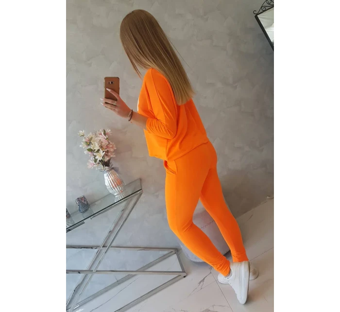 Súprava s oranžovou neónovou potlačou Queen